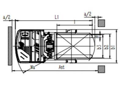 Carretillas elevadoras eléctricas 1600-1800kg FRA 