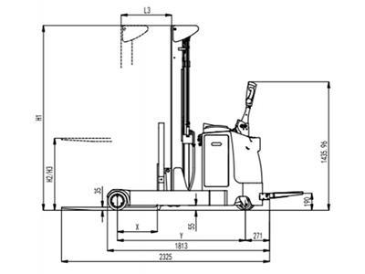 Carretillas elevadoras eléctricas 1500-2000kg XR 