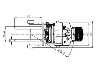 Carretillas elevadoras eléctricas 1500-2000kg XR 