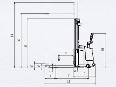 Apiladoras eléctricas 1000-2000kg XE 