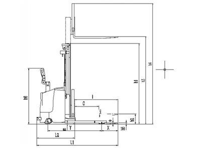 Apiladoras eléctricas 1000-2000kg XEK 