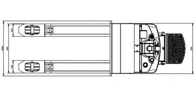 Transpaleta eléctrica para carga pesada de 8000kg 