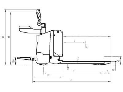 Transpaletas eléctricas 2000-3000kg XPA 